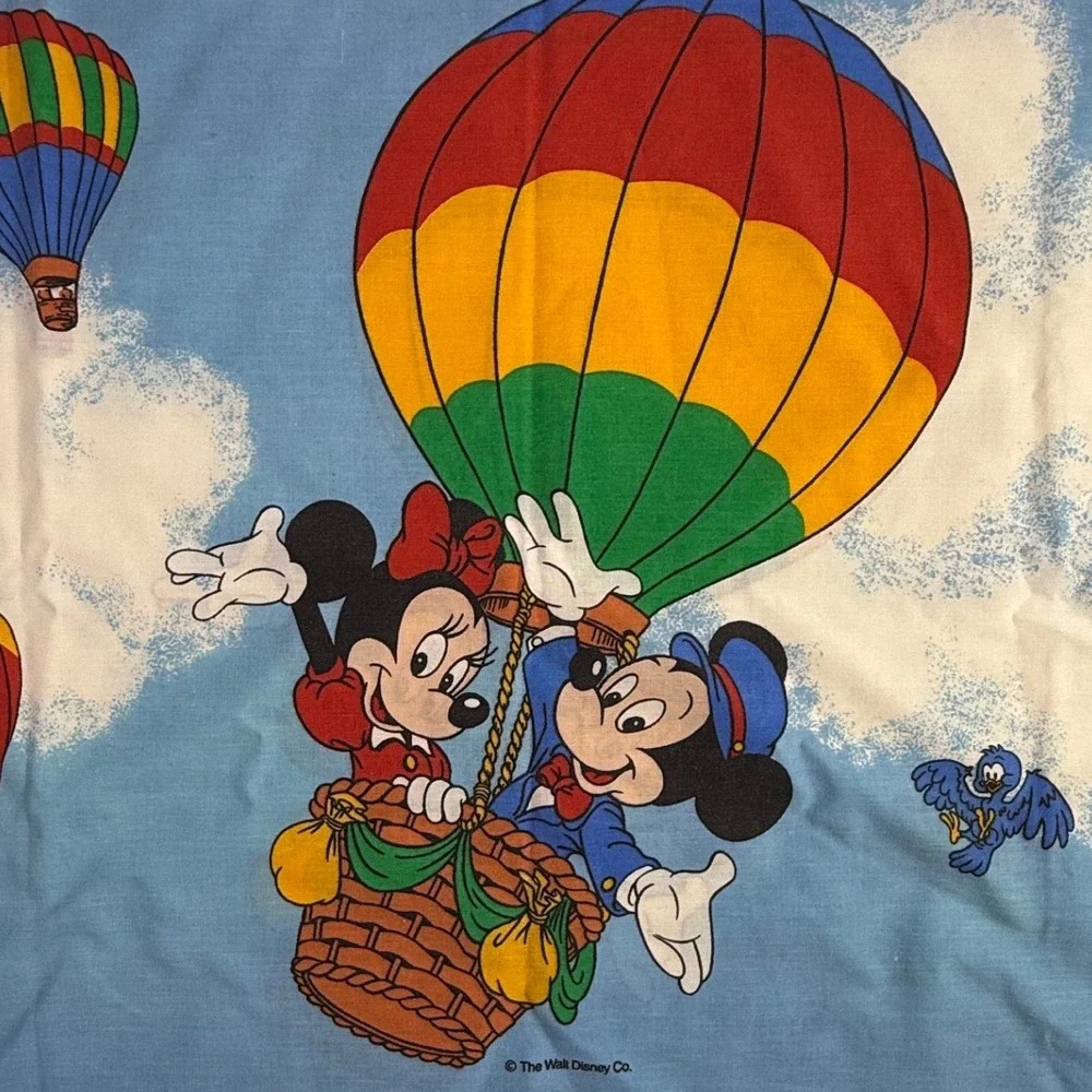 Vintage Disney x Sears Mickey & Minnie Pillowcase